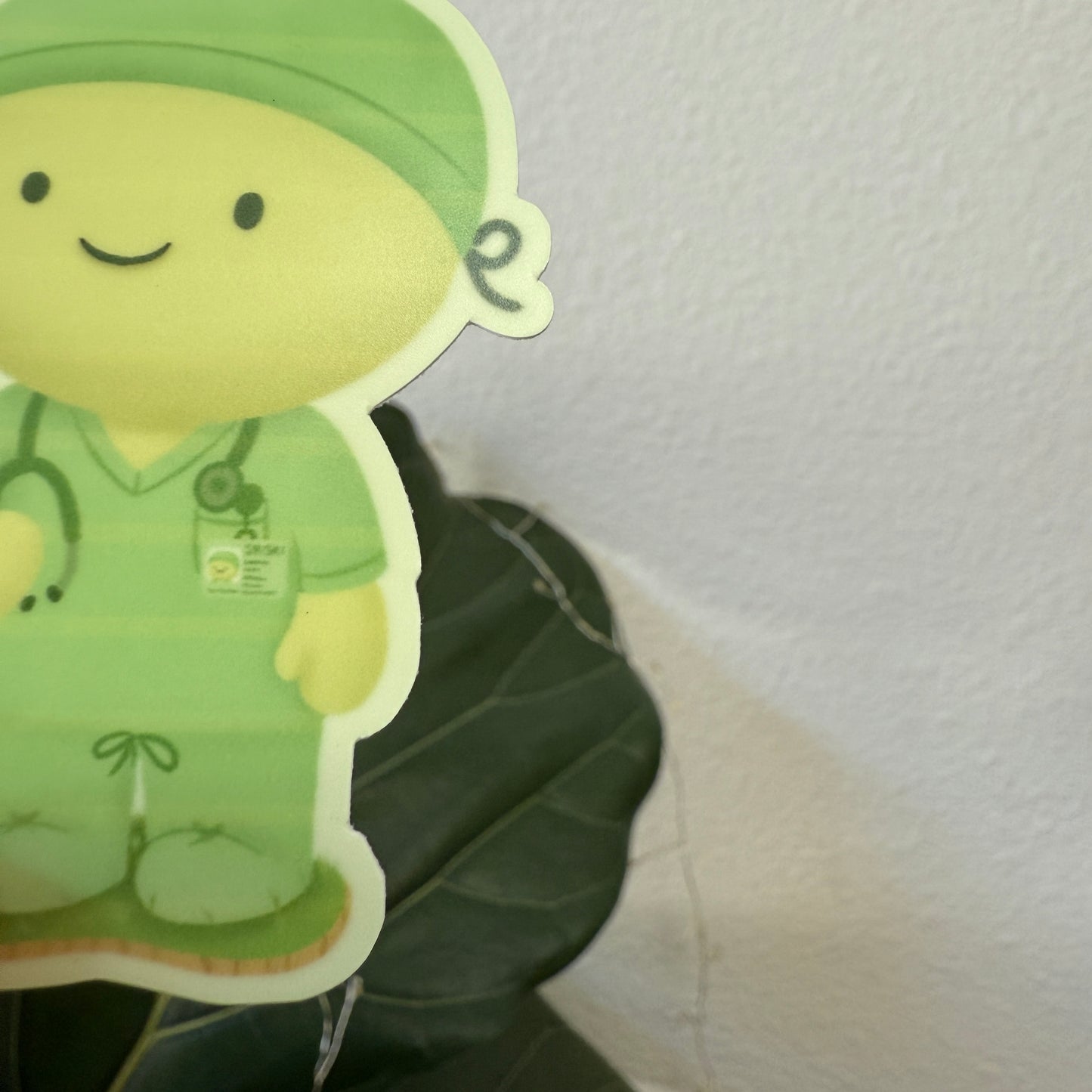 SECONDS: Glow in the Dark Trinket Sticker