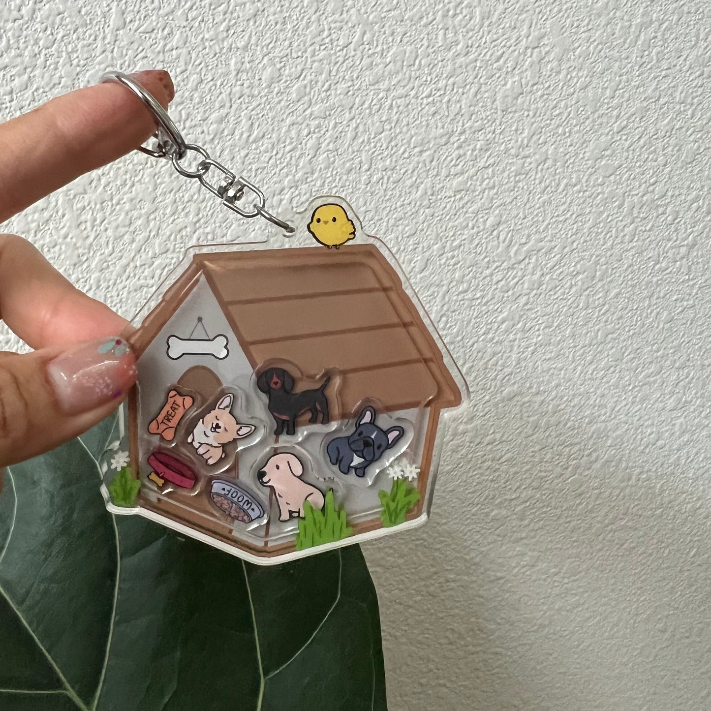 Puppies Shaker Keychain: HERCATANDCO x SKYEANDOLIVER COLLAB