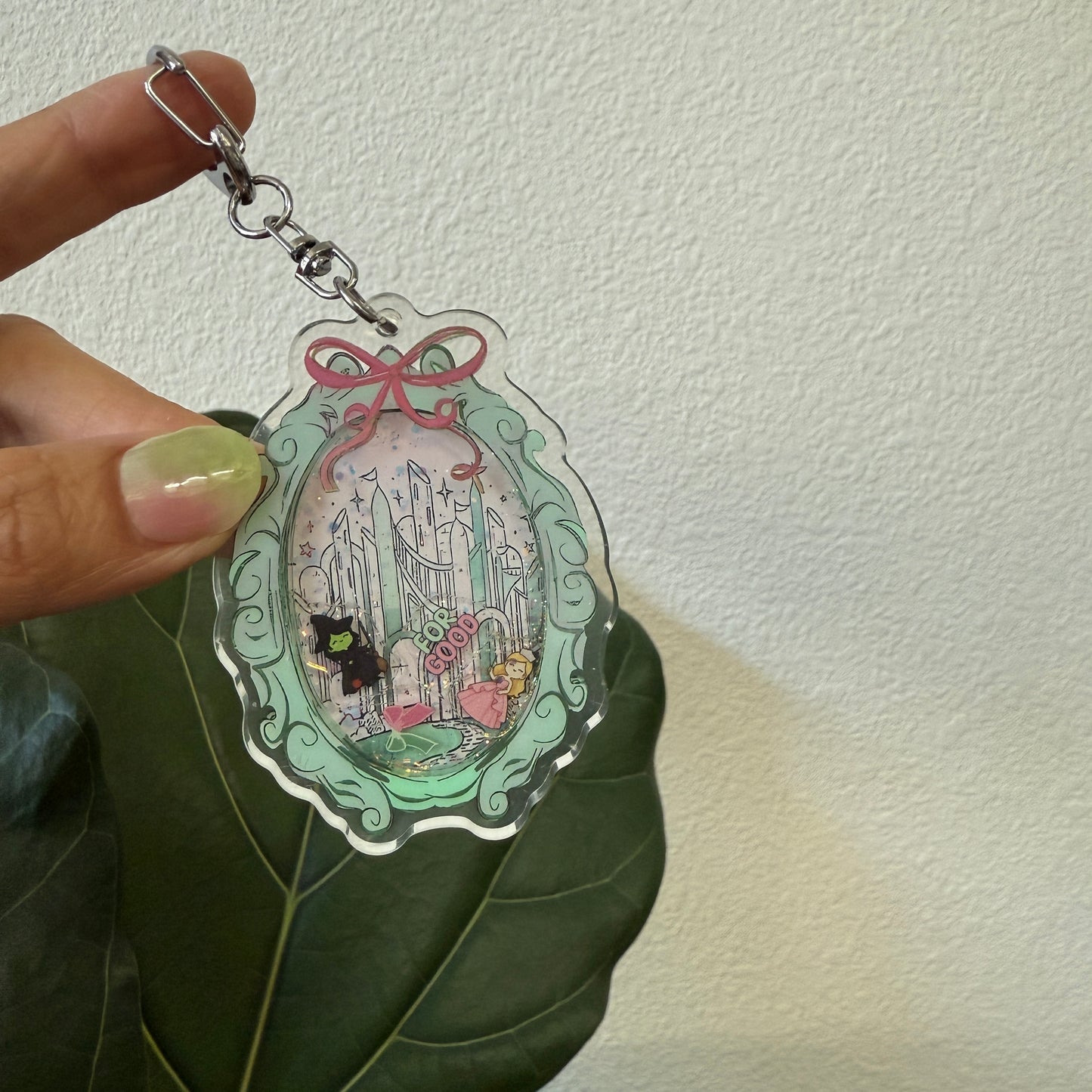 FOR GOOD liquid Keychain