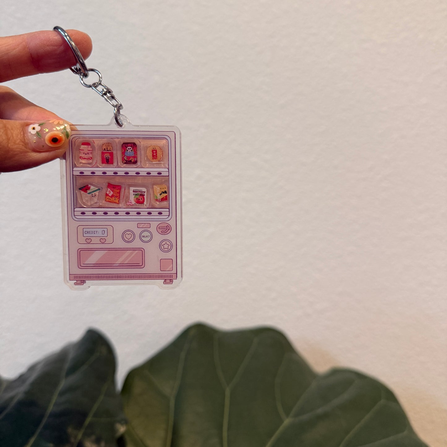 VENDING Machine Shaker Keychain