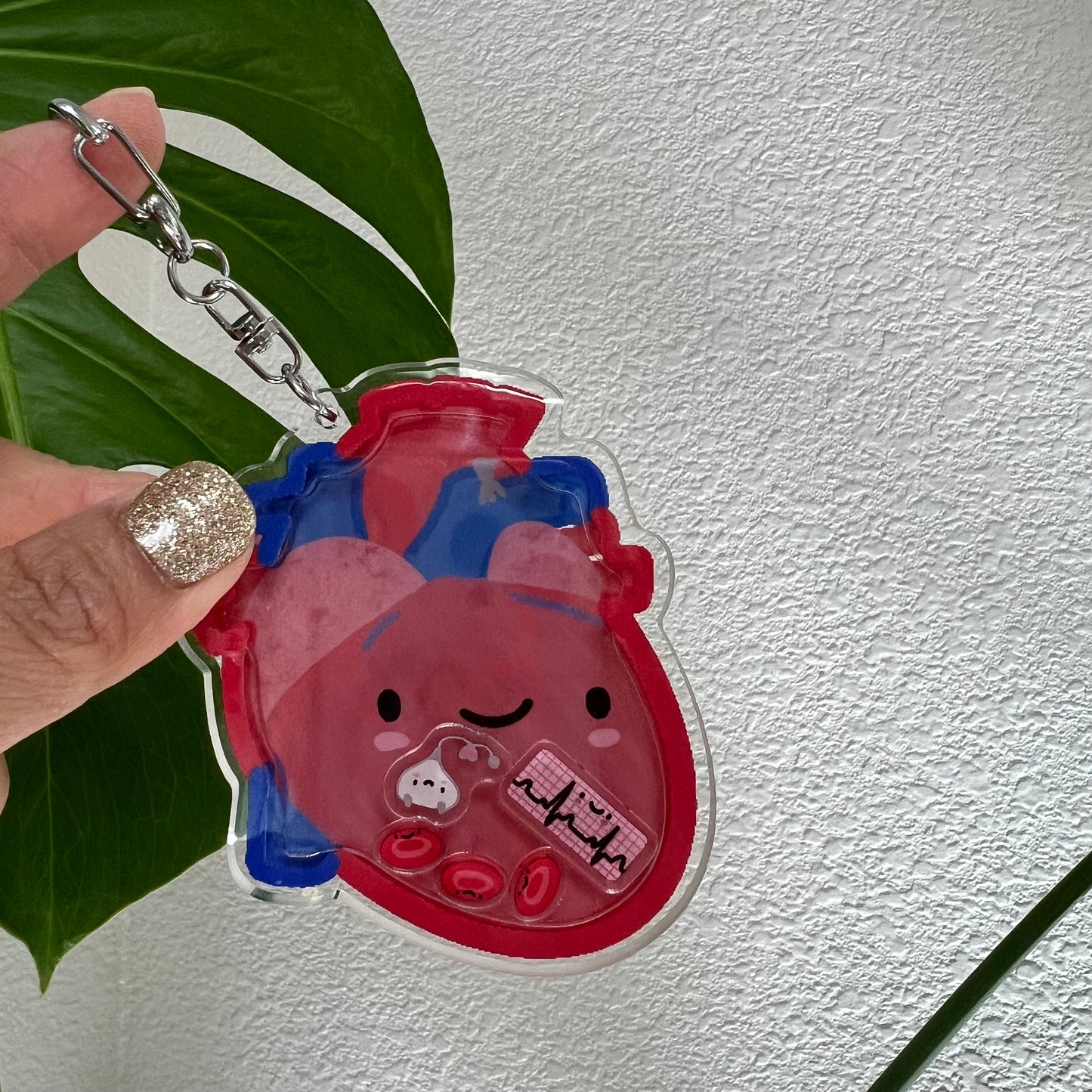 Heart Shaker Keychain