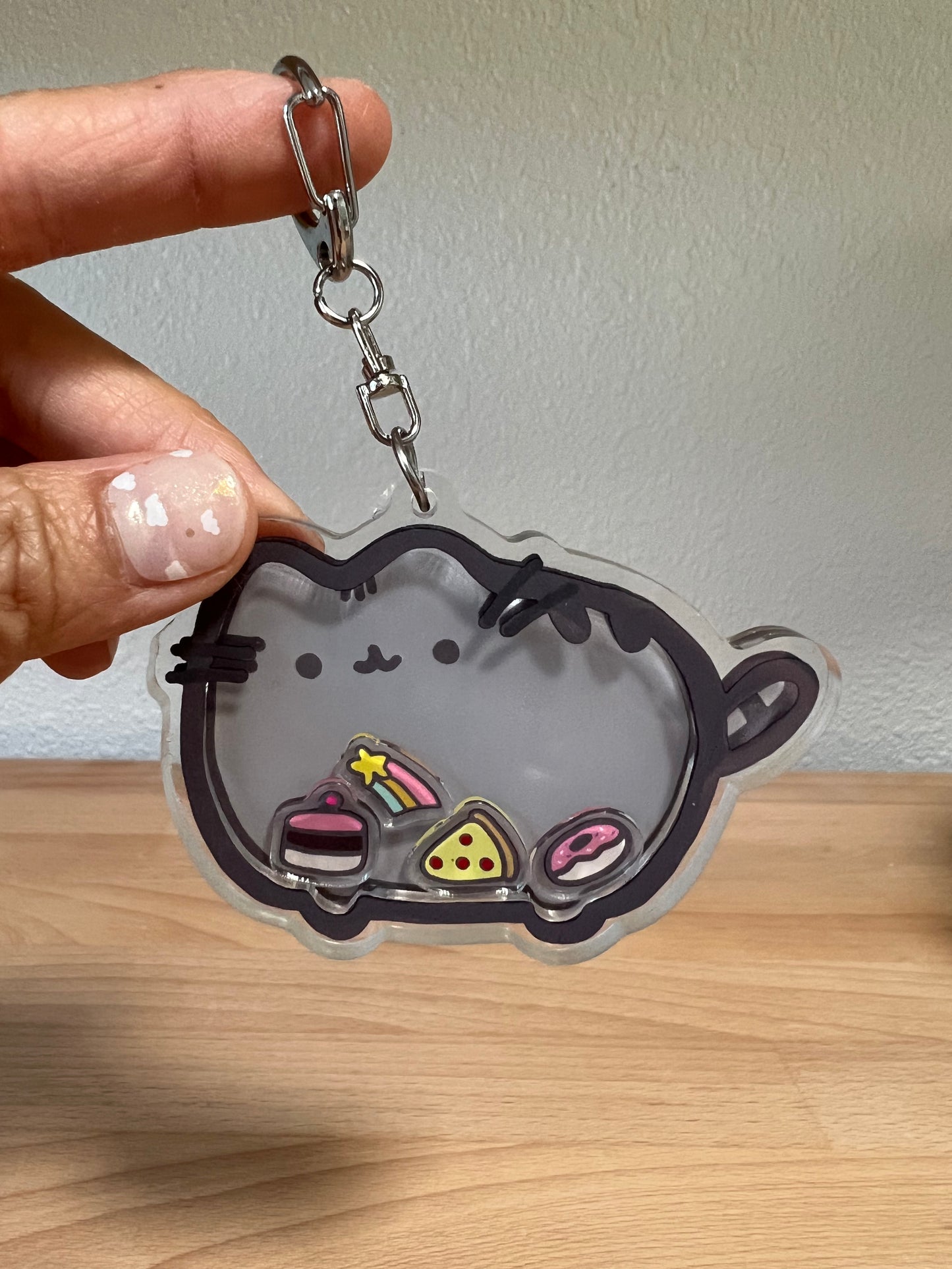 Kitten Shaker Keychain