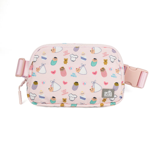 Pink Babies Belt Bag
