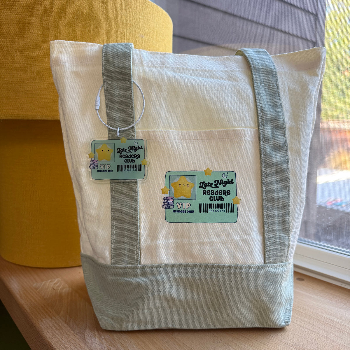 LATE NIGHT READER CLUB Mini Tote Bag