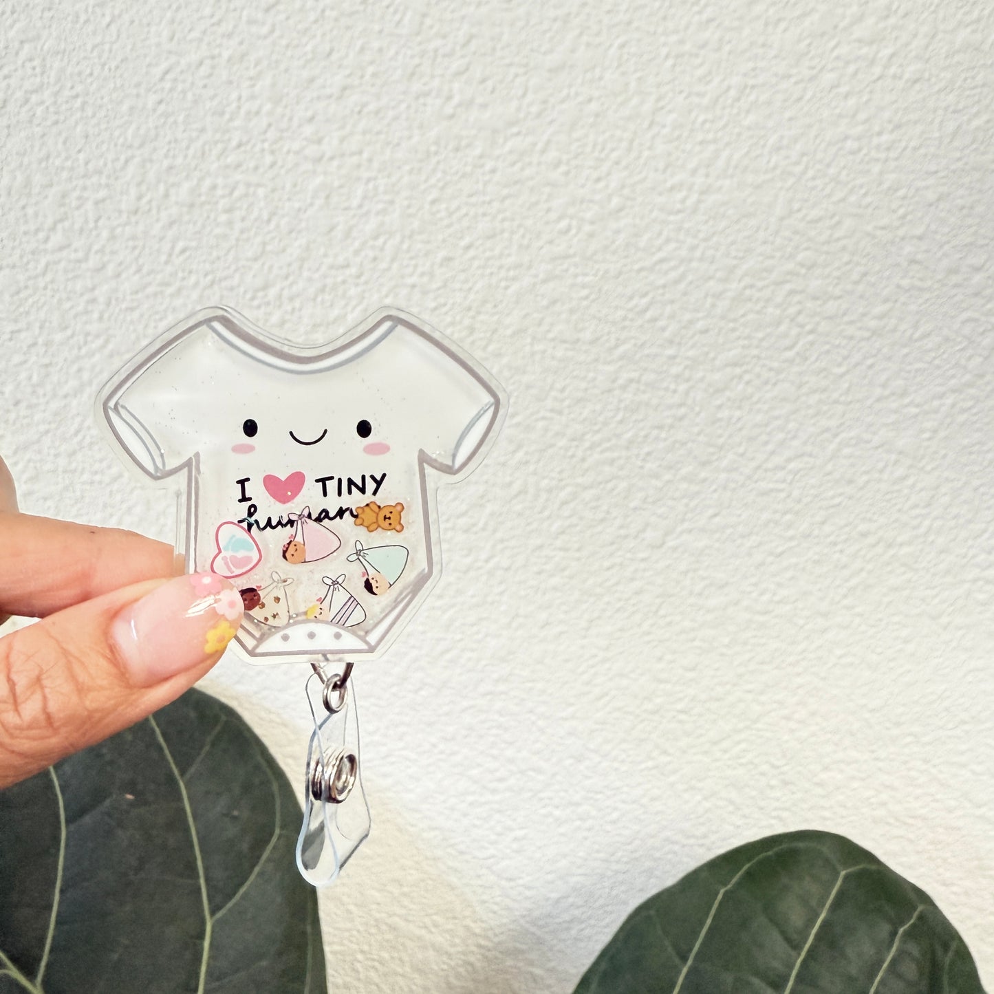 Liquid Badge Reel: I Love Tiny Humans