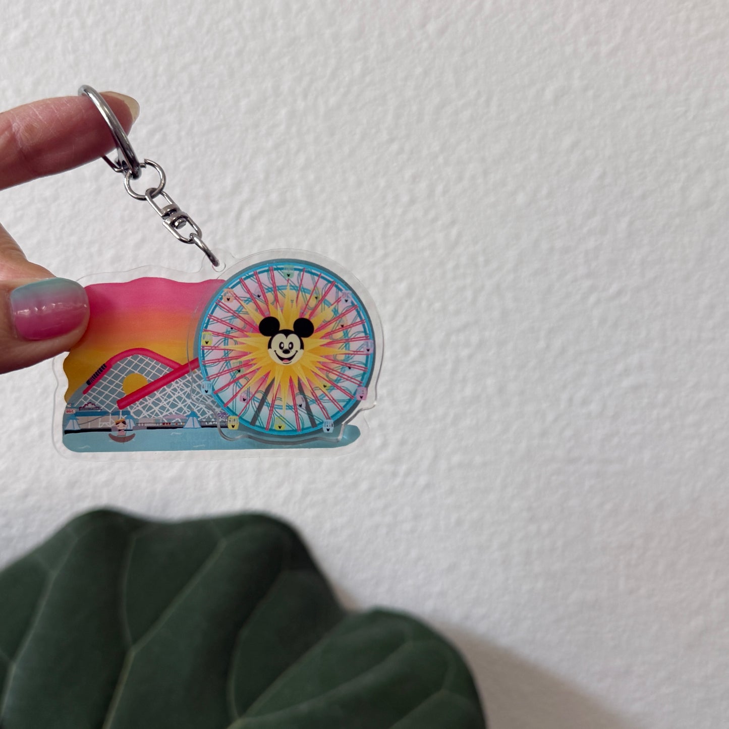 Ferris Wheel Spinning Keychain