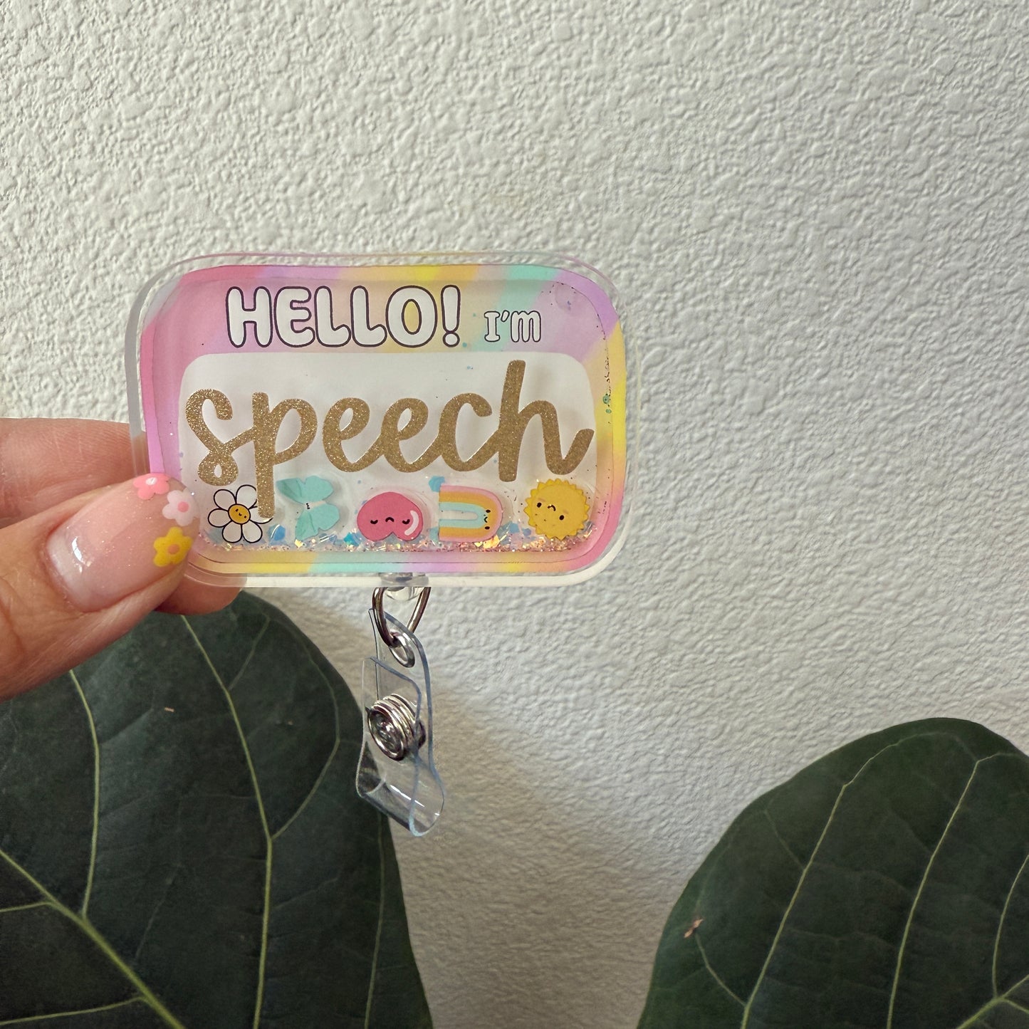 Liquid Badge Reel: "HELLO, I'm _______"