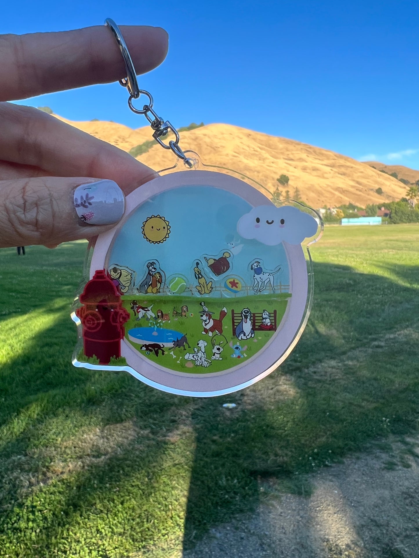 Dogs Shaker Keychain: WONDERDOODLES x SKYE & OLIVER Collab