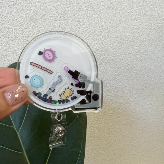 Liquid Badge Reel: MICROSCOPE