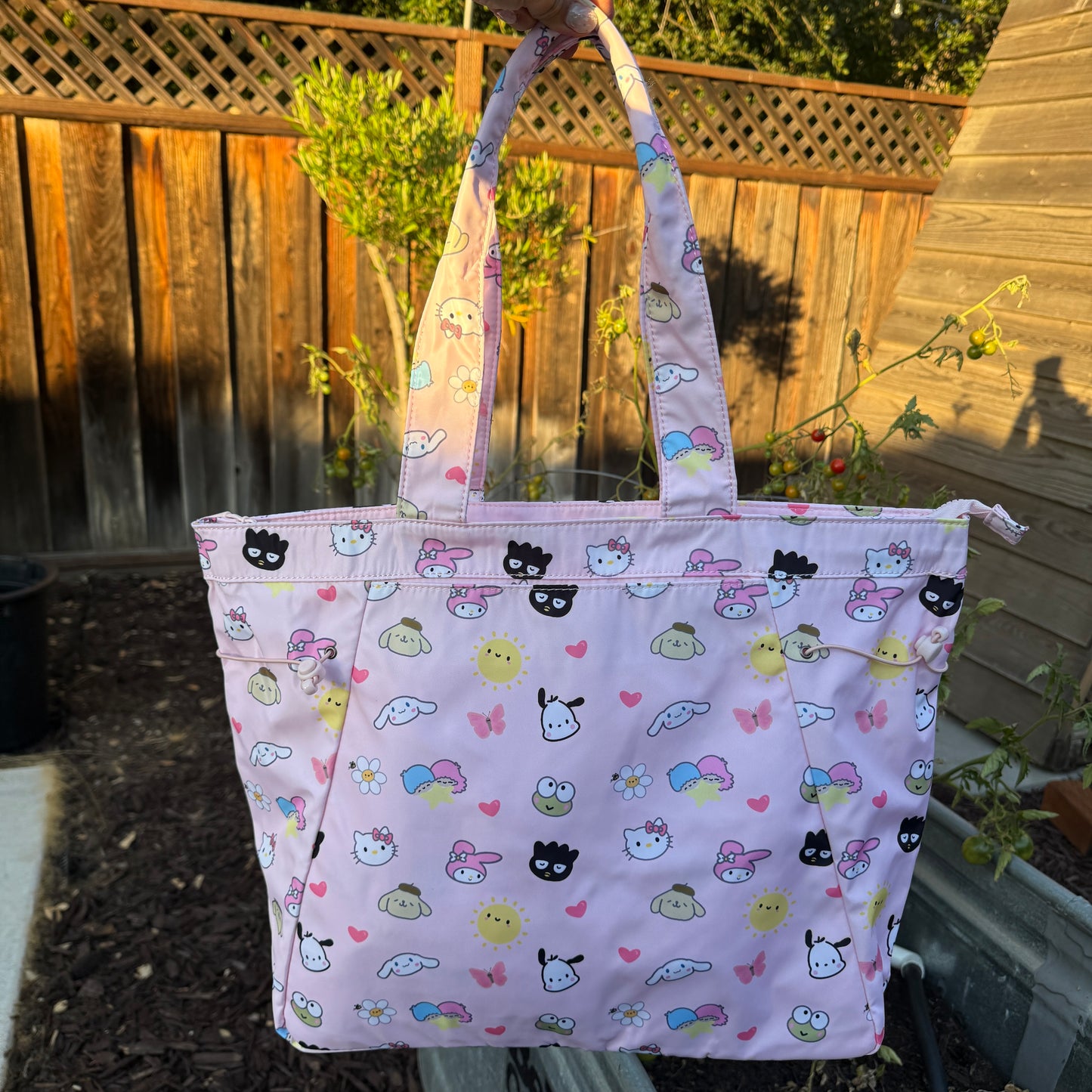 Pink Friends Zippered TOTE Bag