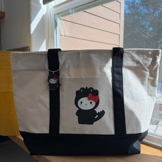 HK Zilla LARGE Tote Bag