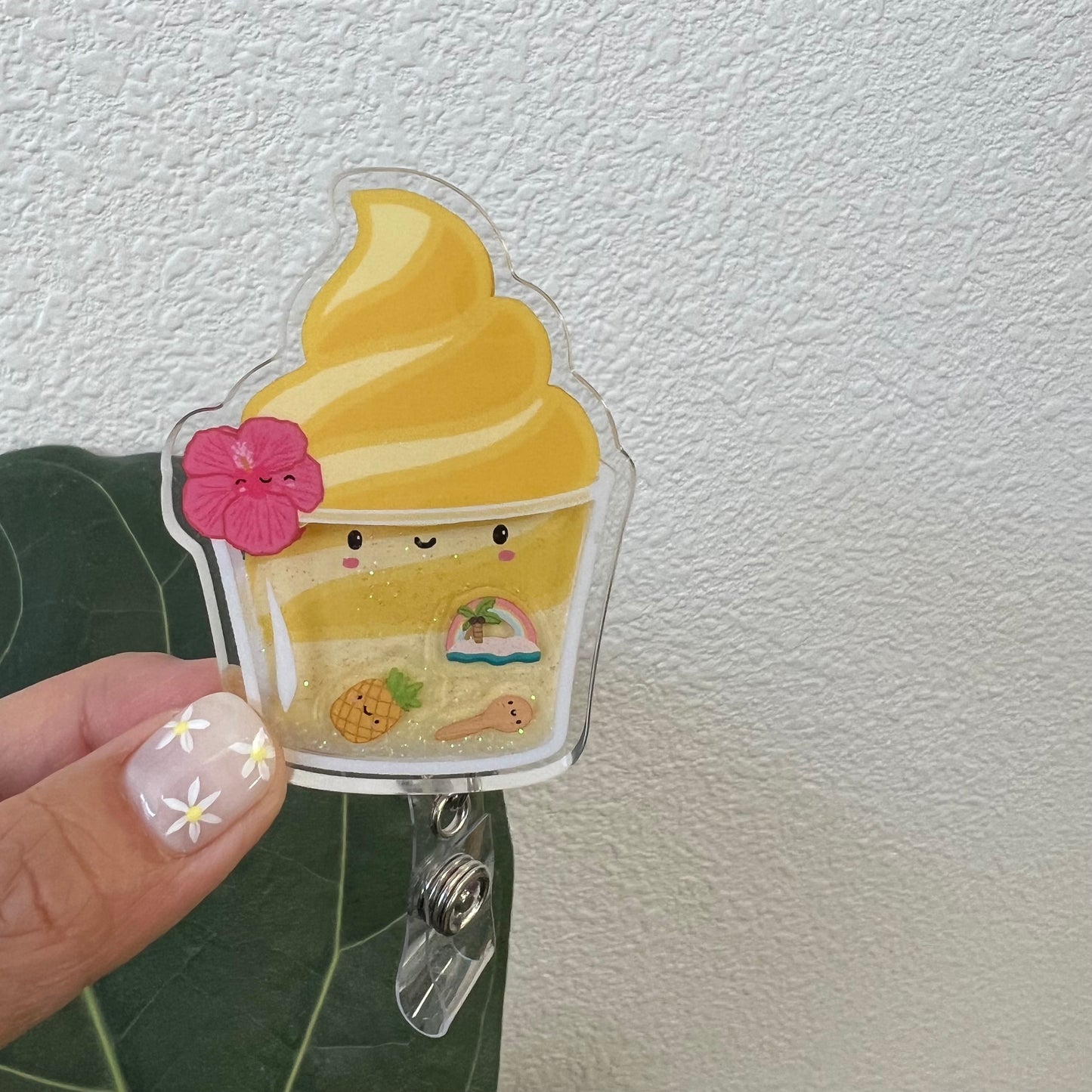 Liquid Badge Reel: Pineapple Soft Serve
