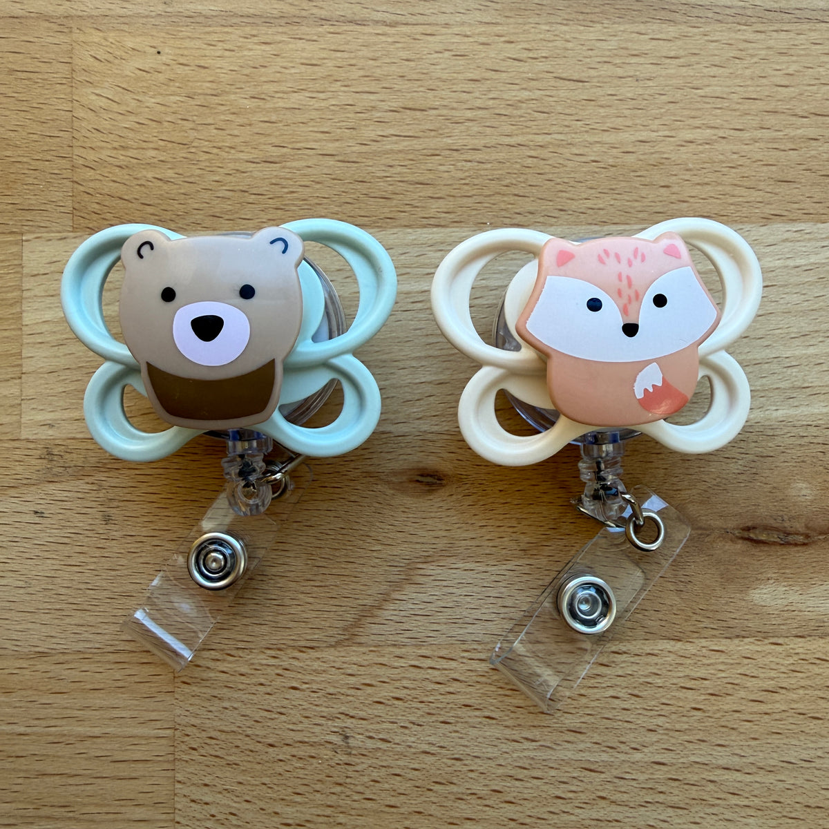 Pacifier Badge Reel: Choose One
