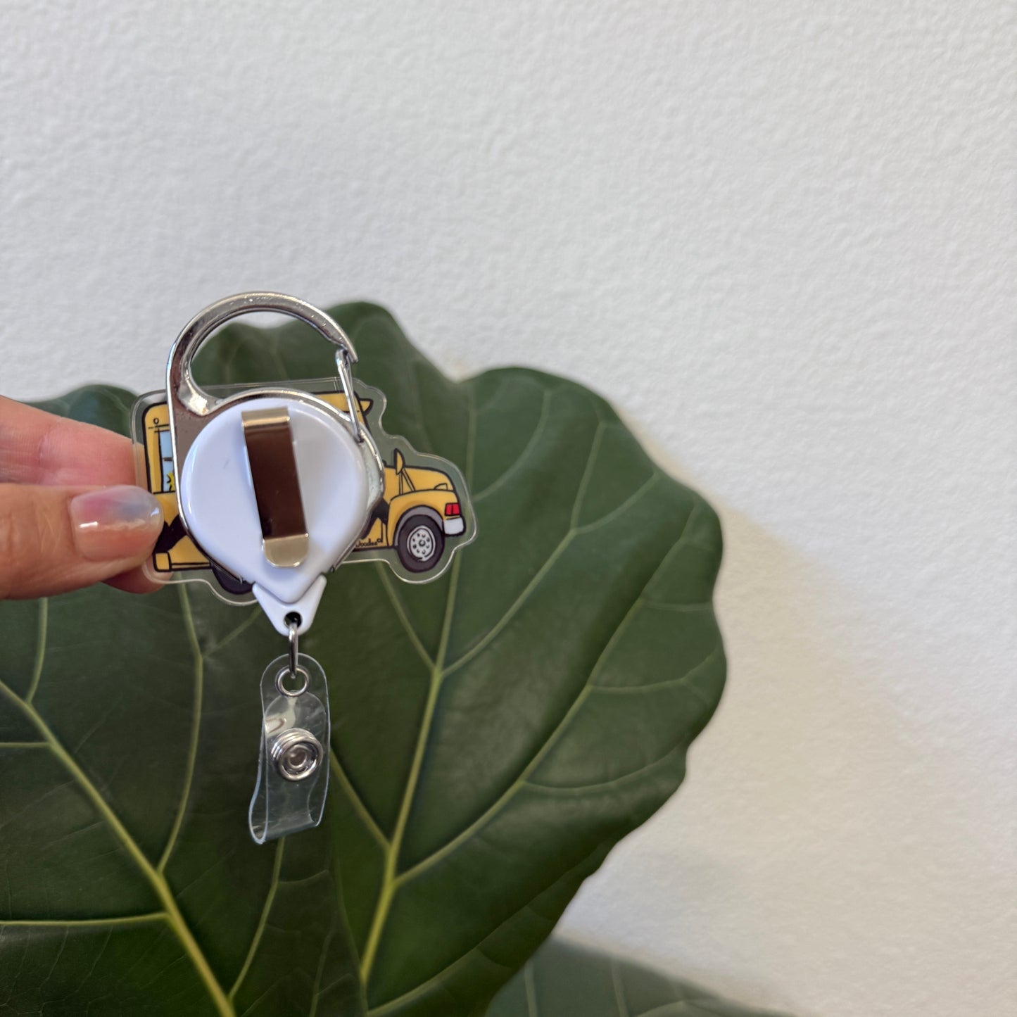 Liquid Badge Reel: School Bus