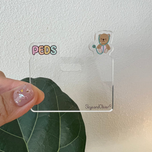 VERTICAL Badge Topper: PEDS