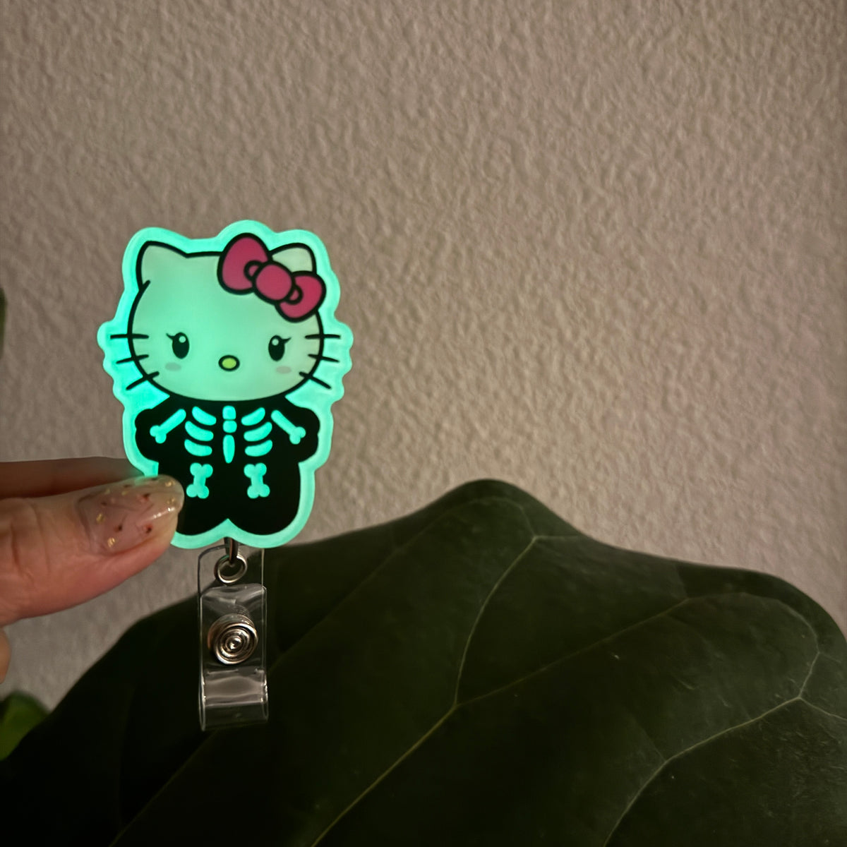Glow-in-the-dark HK Xray badge reel