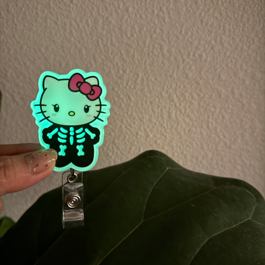 Glow-in-the-dark HK Xray badge reel