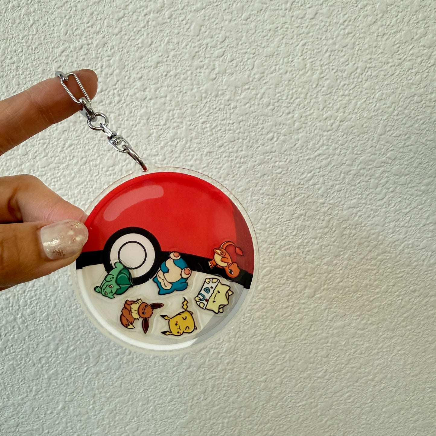 CATCH THEM ALL! Liquid Keychain