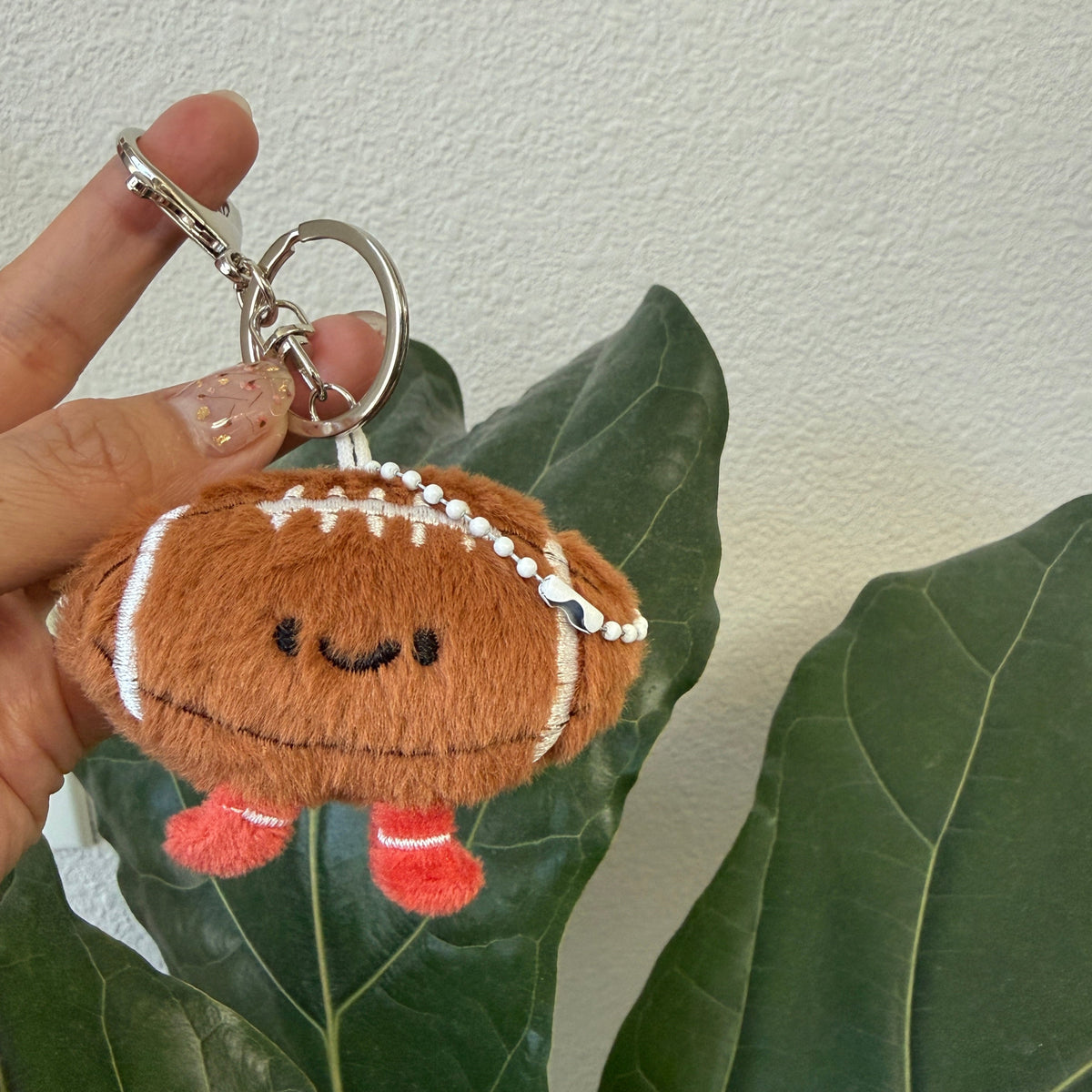 Football Plush Keychain