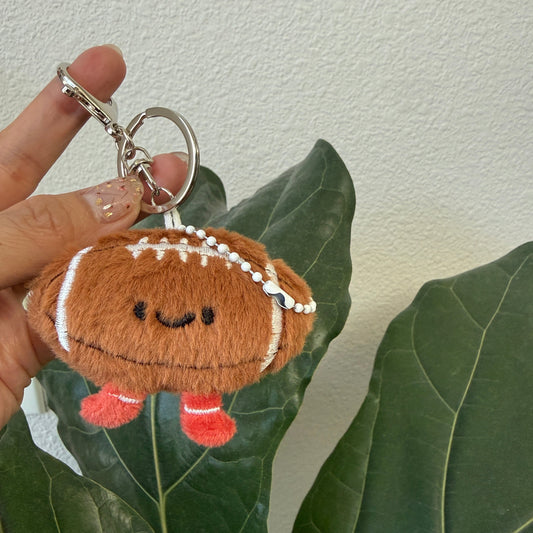 Football Plush Keychain