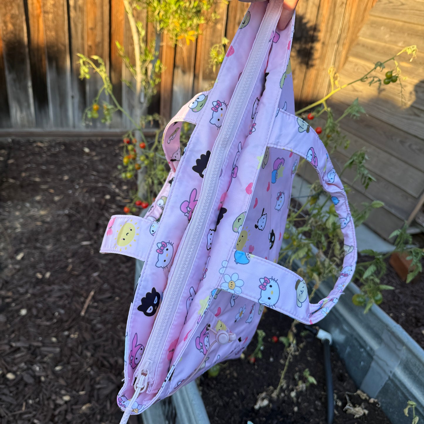 Pink Friends Zippered TOTE Bag