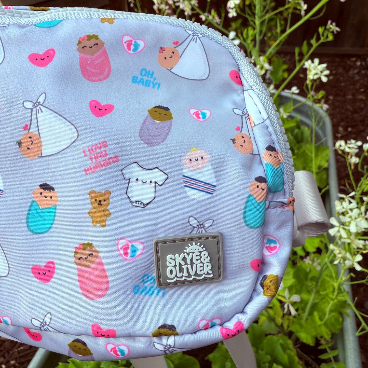 Light Grey Babies Belt Bag