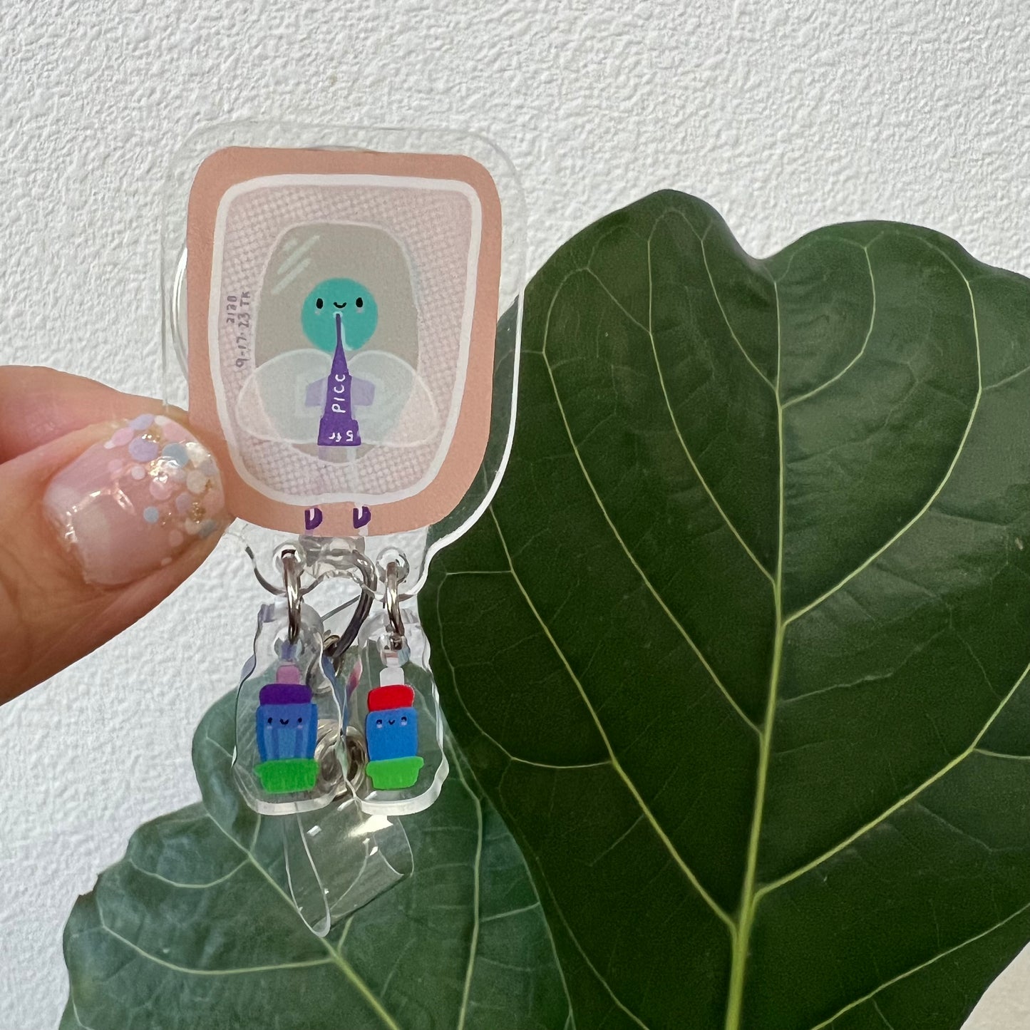 Shaker Badge Reel: PICC-Biopatch