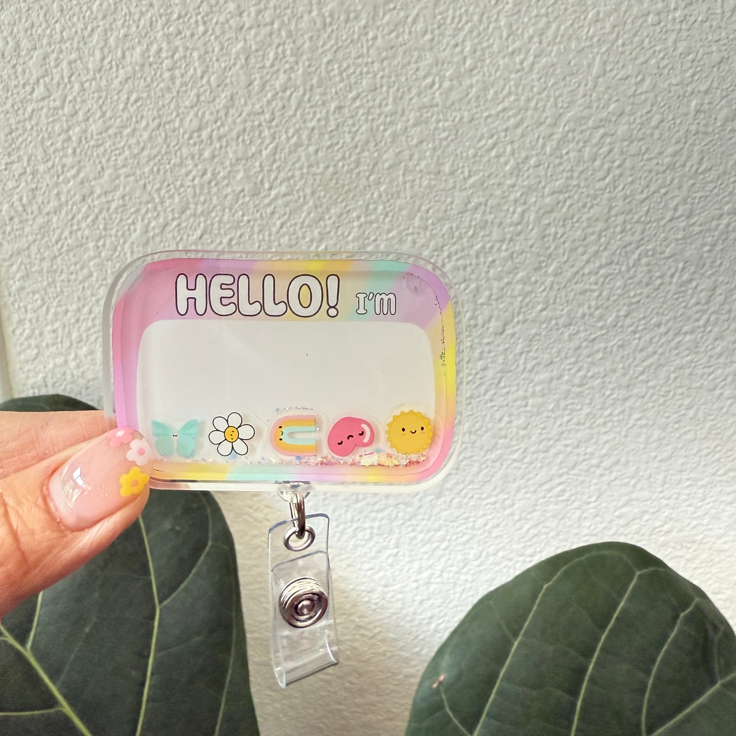 Liquid Badge Reel: "HELLO, I'm _______"