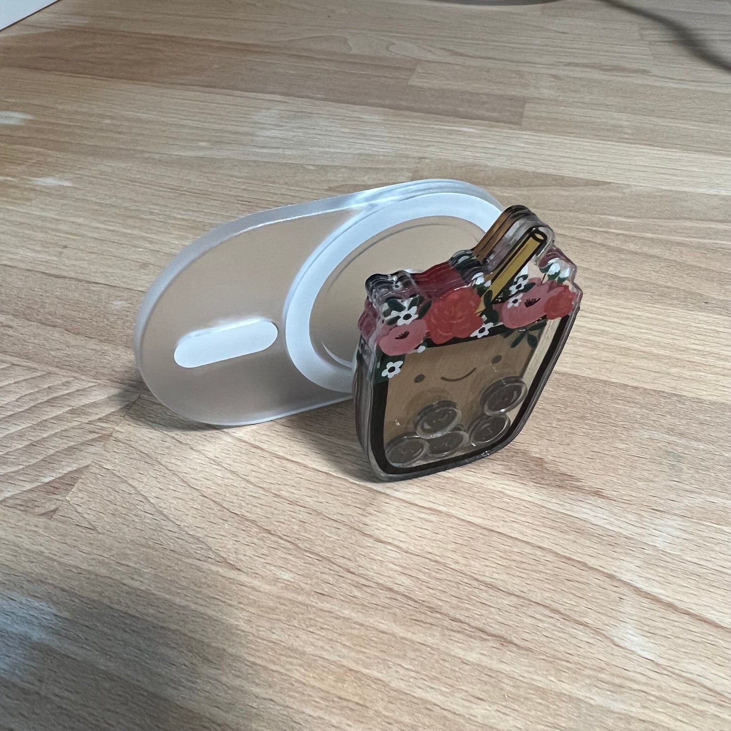 Flower Boba Mag Safe Phone Grip