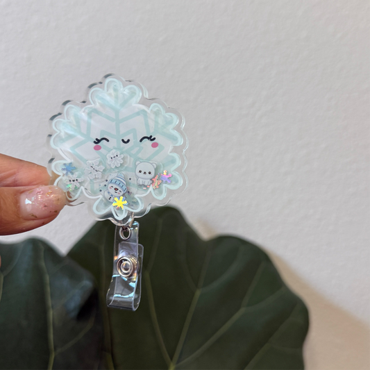Liquid Badge Reel: SNOWFLAKE ❄️