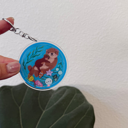 OTTERS Liquid Keychain