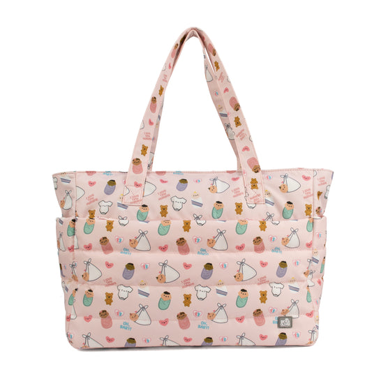 BABIES Puffer Tote Bag