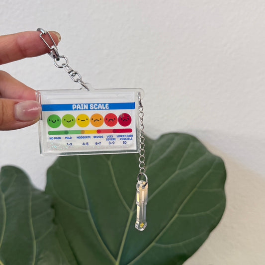 FACES Scale liquid Keychain
