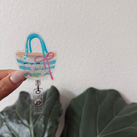 Liquid Badge Reel: Beach Bag