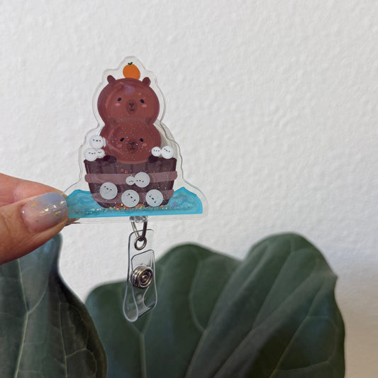 Liquid Badge Reel: Capybara
