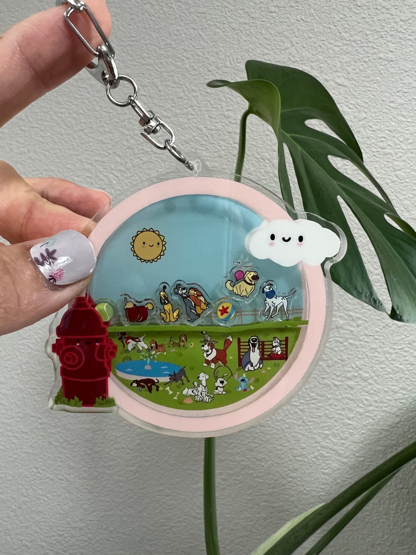 Dogs Shaker Keychain: WONDERDOODLES x SKYE & OLIVER Collab