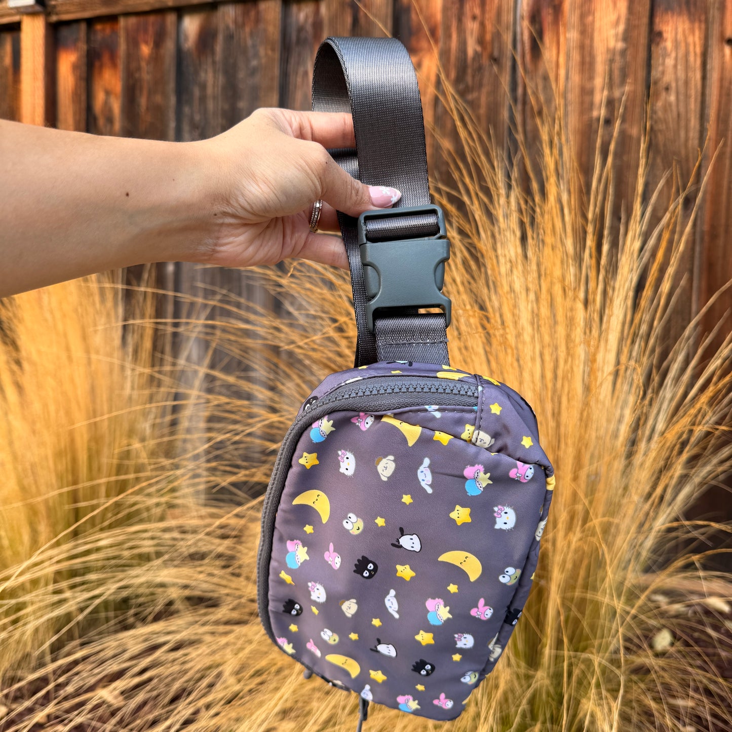 Friends Belt Bag-Dark Grey