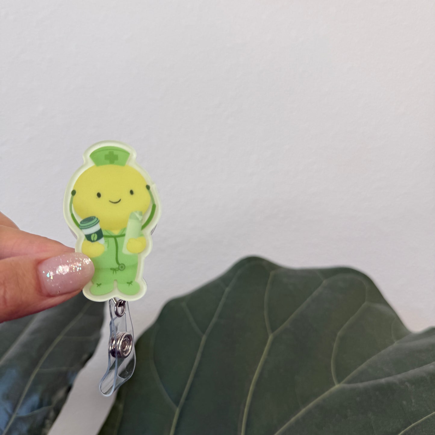 Glow-in-the-Dark badge: NURSE Trinket