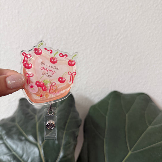 Liquid Badge Reel: Cherry on Top