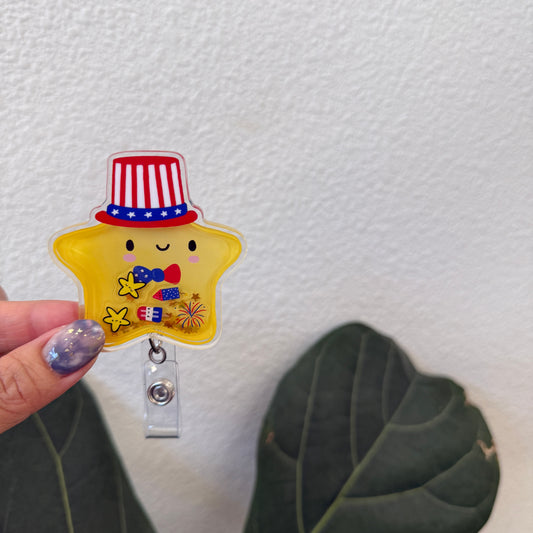 Liquid Badge Reel: FIREWORKS STAR