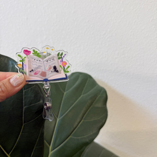 Liquid Badge Reel: Bookish