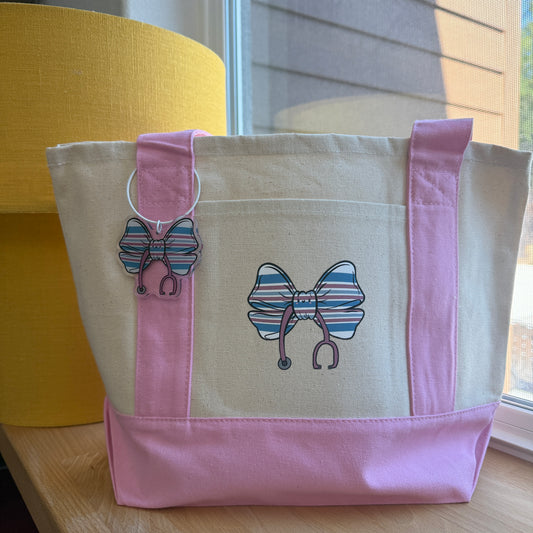 Baby Bow Mini Tote Bag