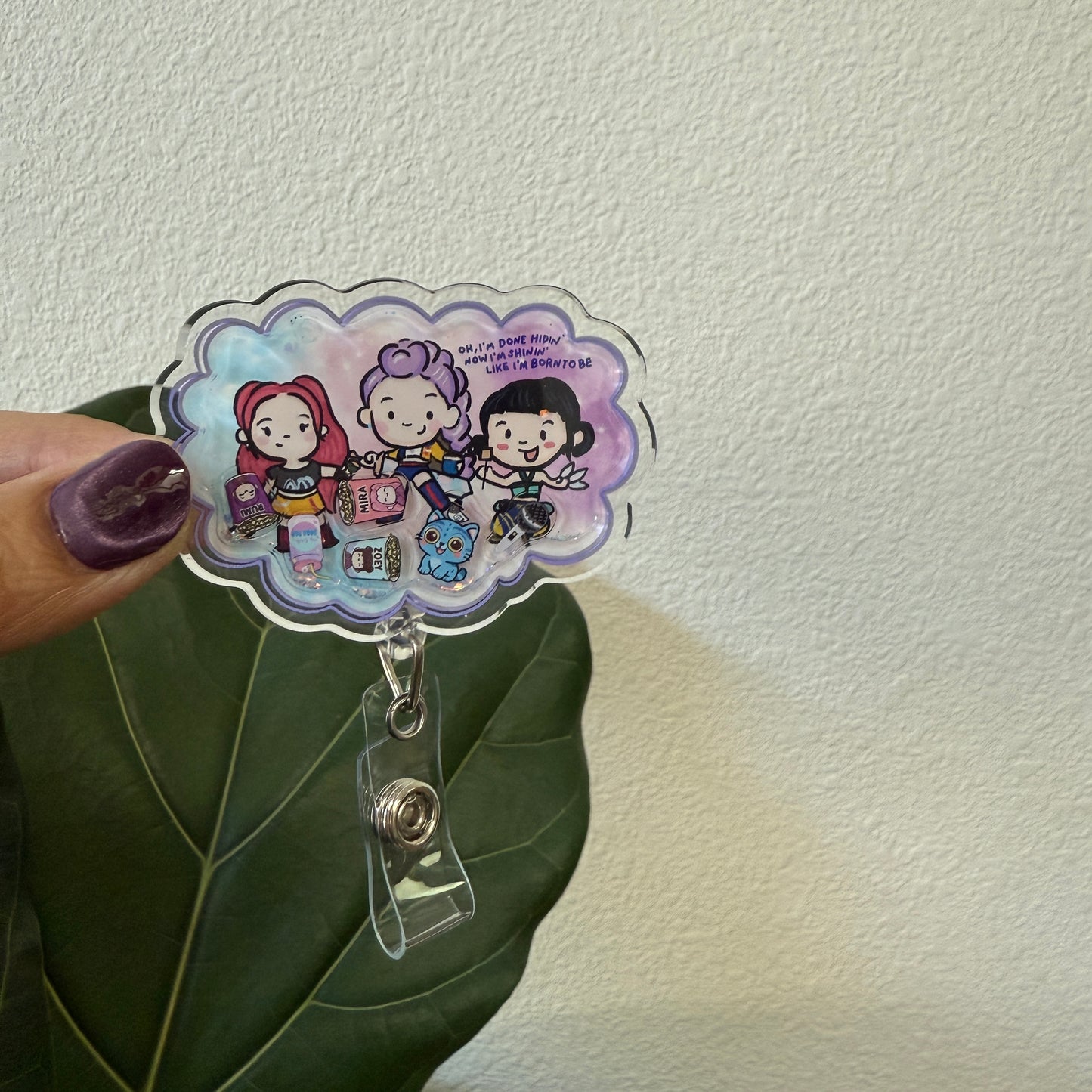 Liquid Badge Reel: Golden