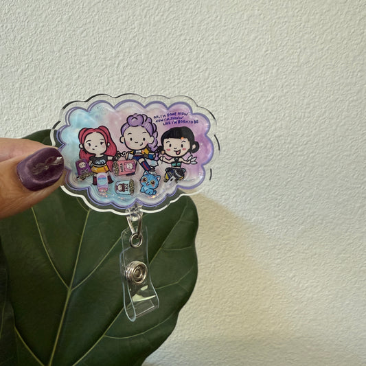 Liquid Badge Reel: Golden