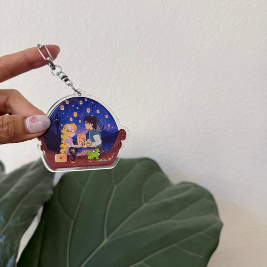 LANTERNS Liquid Keychain