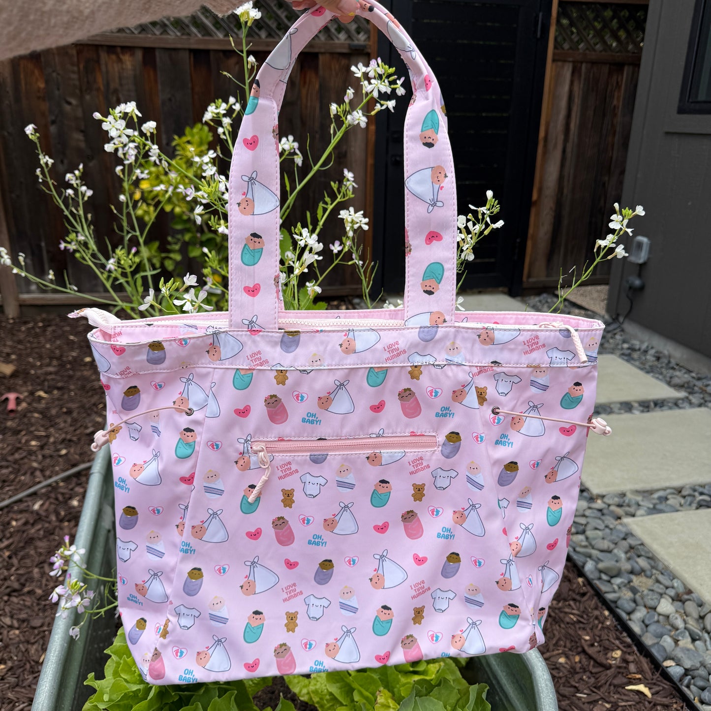 Babies Zippered TOTE Bag