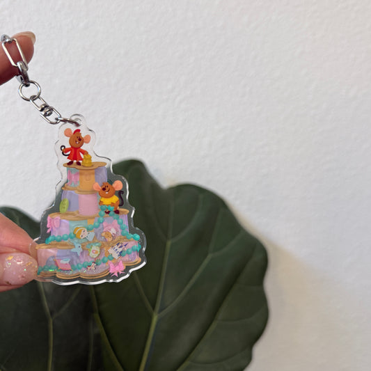 MERRY MICE Liquid Keychain