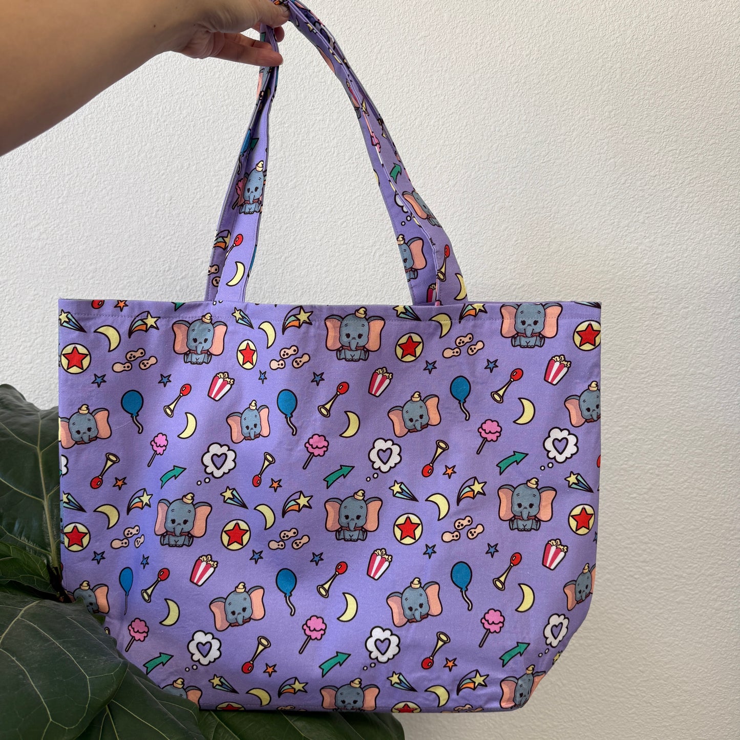 Elephant Purple TOTE Bag