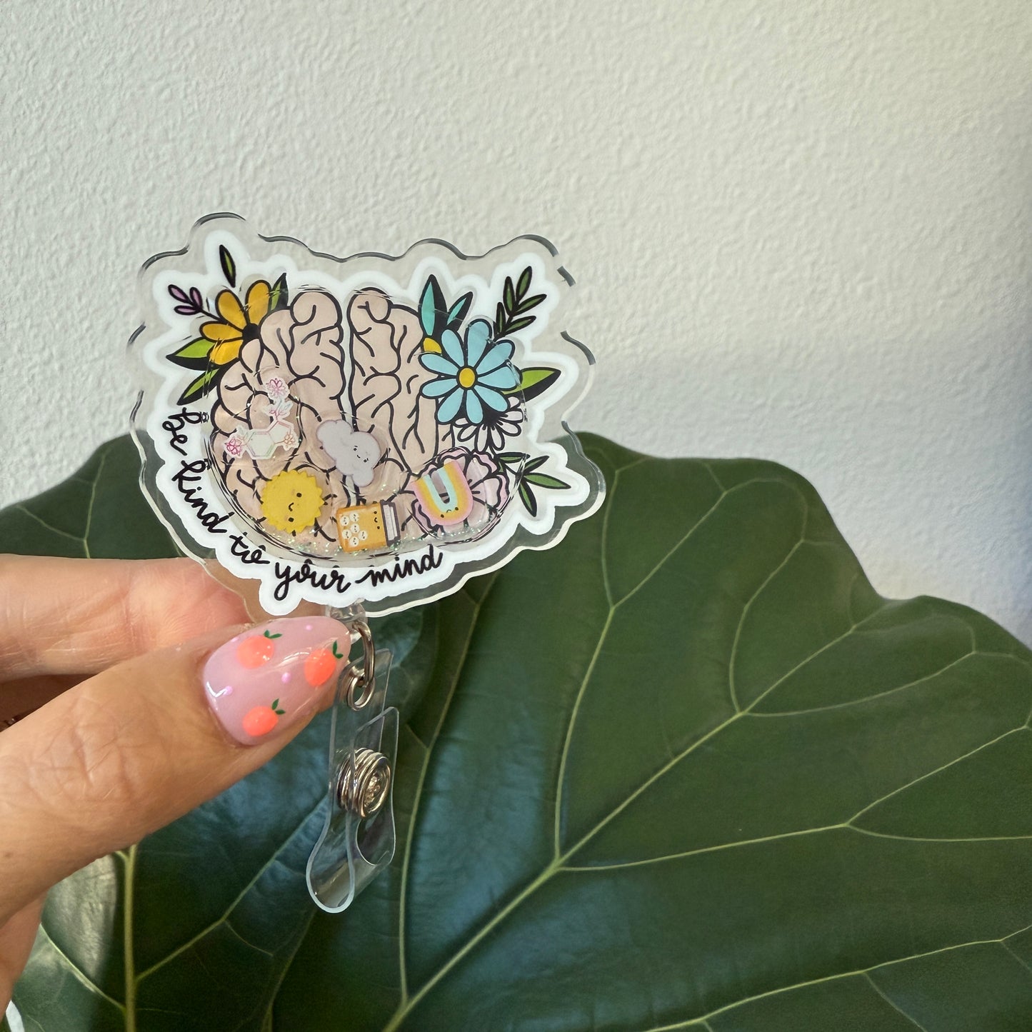 Liquid Badge Reel: Be Kind to Your Mind