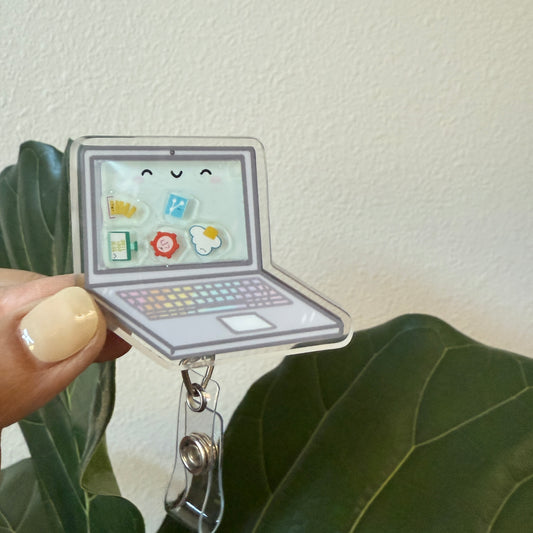 Liquid Badge Reel: LAPTOP